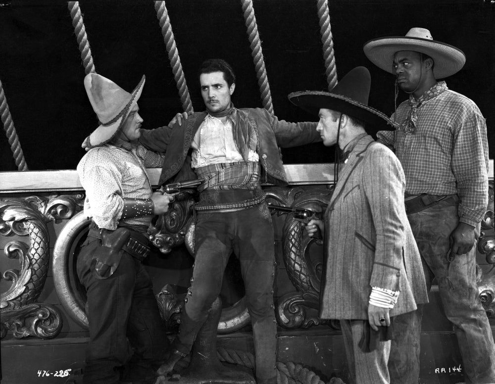 Bebe Daniels group of men in sombreros photo print