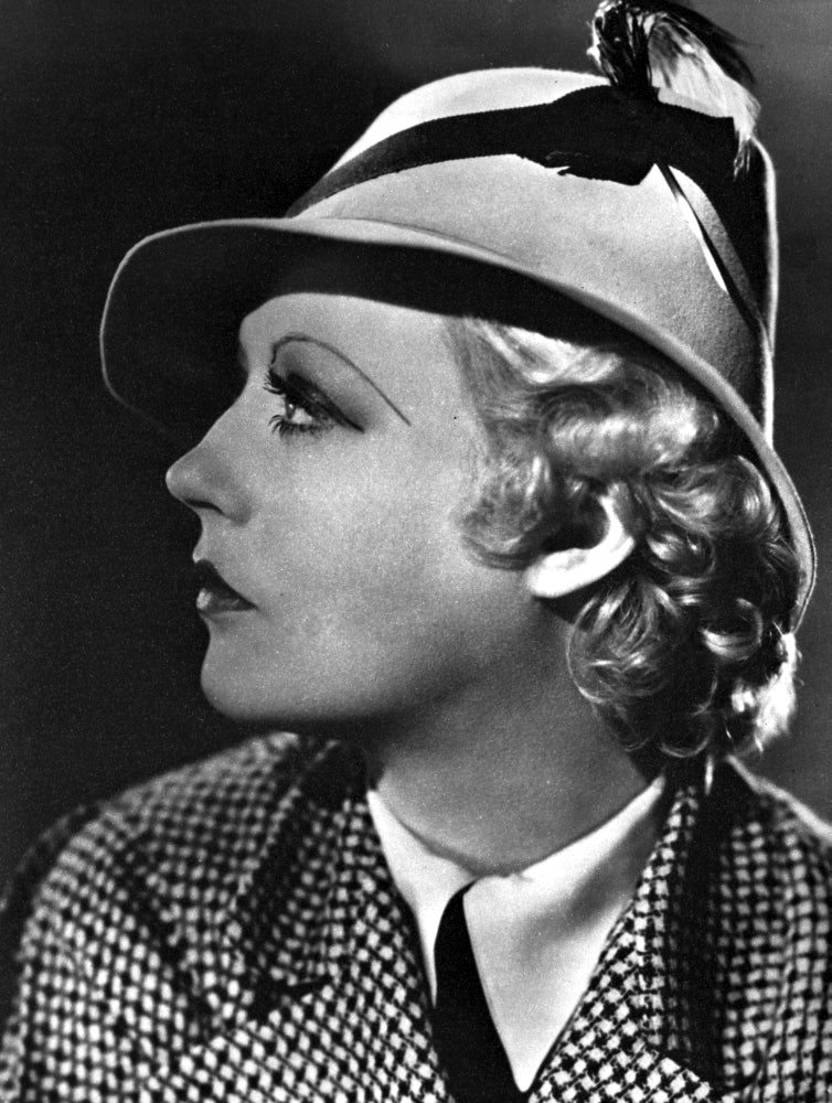 A Portrait of Marion Davies Photo Print showcasing classic Hollywood elegance.