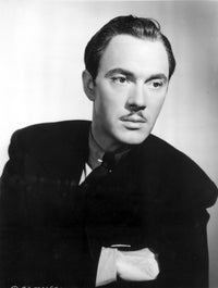John Beal Posed in Black Suit Photo Print - Classic Cinema Art