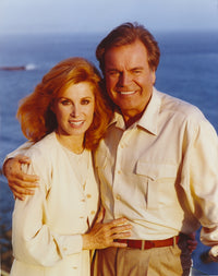 Hart To Hart Photo Print of man and woman in long sleeve tops embracing
