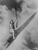 Susan Hayward Photo Print with American Flag