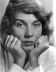Betsy Drake Close Up Portrait Photo Print featuring thoughtful expression.