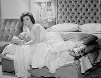 Susan Hayward Lying on Bed in Dress Photo Print