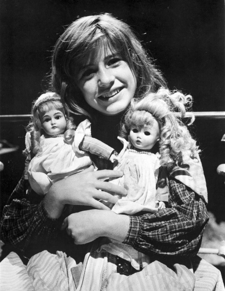 Patty Duke portrait with dolls photo print.