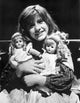 Patty Duke portrait with dolls photo print.