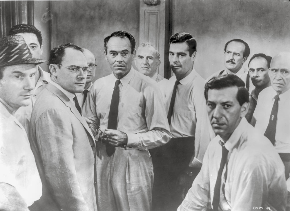 Twelve Angry Men group picture photo print showcasing classic film drama