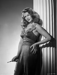 Rita Hayworth Leaning in the Wall Photo Print
