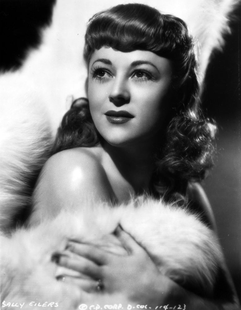 A Portrait of Sally Eilers Photo Print showing classic cinema beauty