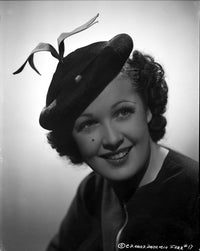 Pat Farr Portrait Photo Print featuring dark top and designed hat