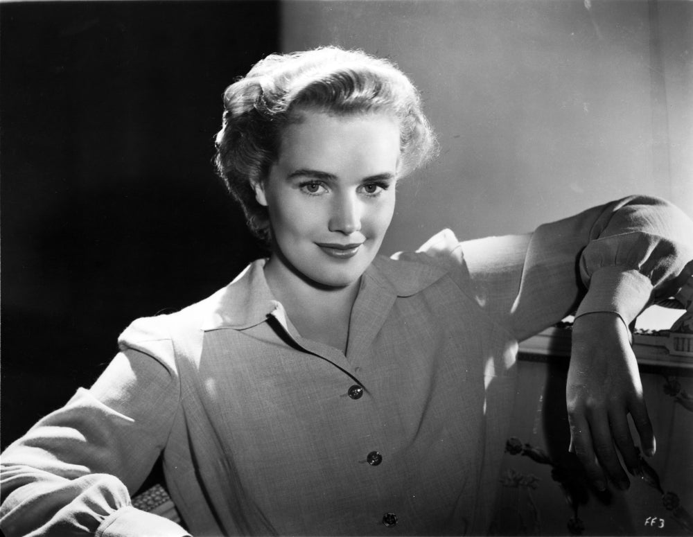 Frances Farmer Photo Print with Arms Rested on a Chair, Vintage Hollywood Art