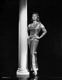 Rita Hayworth Hands on Waist Pose Photo Print