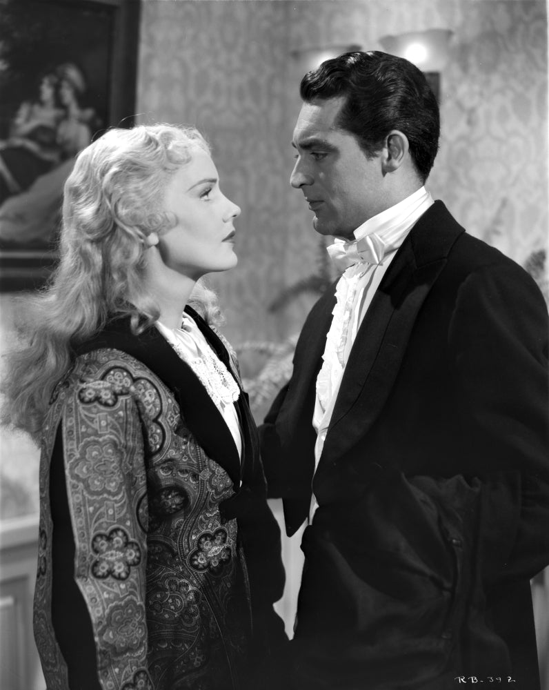 Promotional still photo print of Frances Farmer and co-star