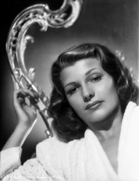 Rita Hayworth Looking Down Portrait Photo Print