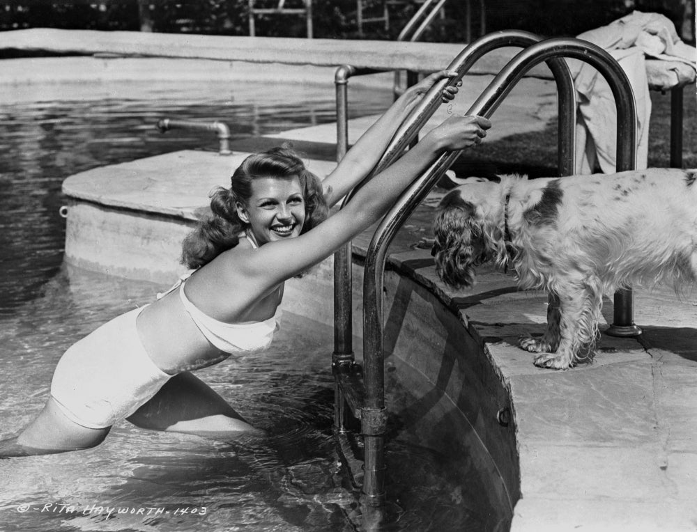 Rita Hayworth Portrait in Swimwear Photo Print