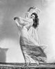 Rita Hayworth stunning photo print in a daring pose.