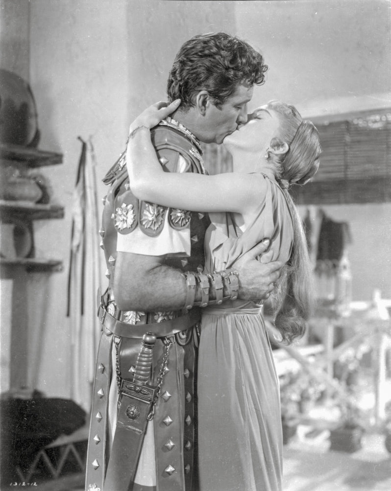 Quo Vadis Kissing Scene Black and White Photo Print