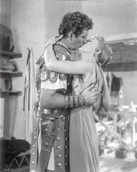 Quo Vadis Kissing Scene Black and White Photo Print
