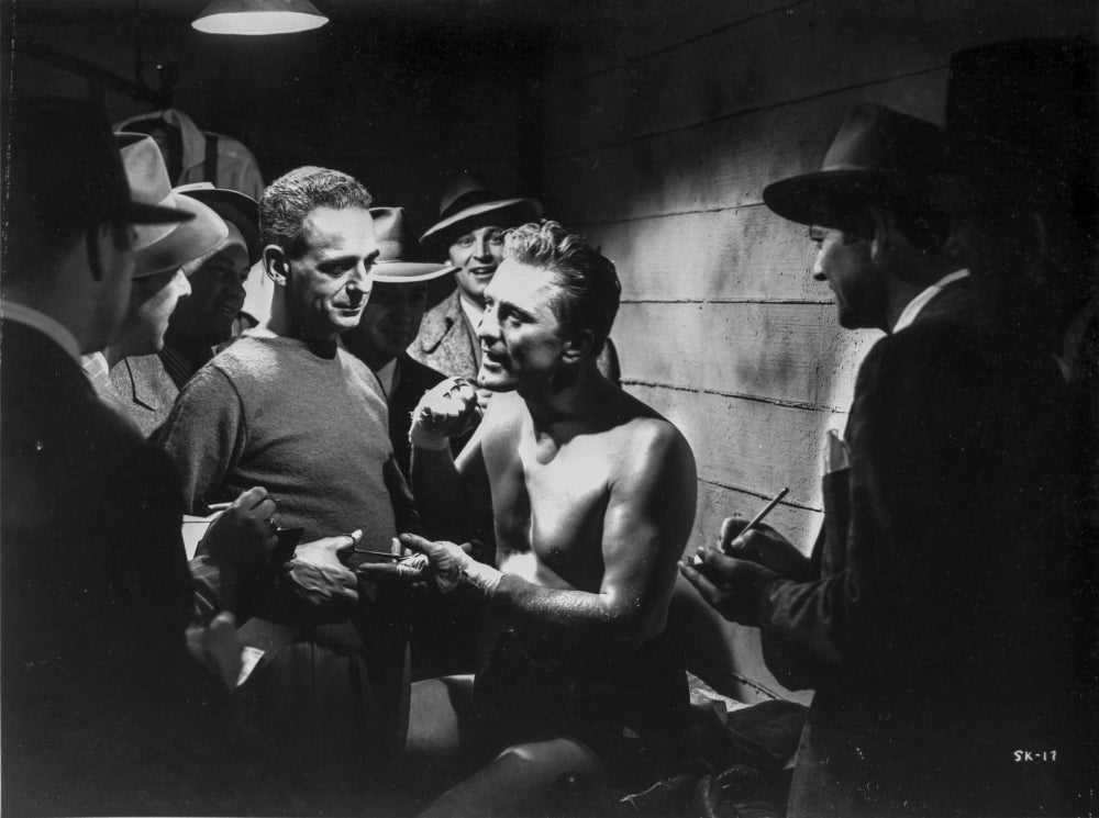 Champion Man Topless Photo Print showing strength and confidence.