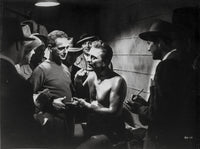 Champion Man Topless Photo Print showing strength and confidence.