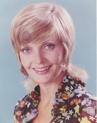 Florence Henderson in a joyful floral dress photo print