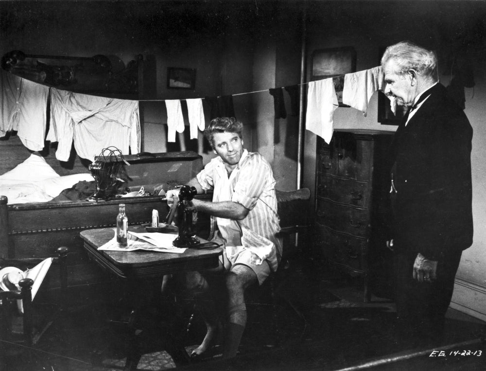 Elmer Gantry classic photo print featuring a talking scene.