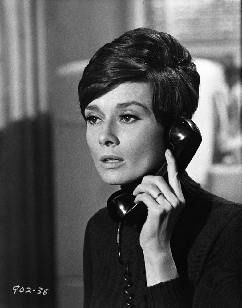 Audrey Hepburn Talking on Telephone Photo Print
