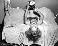 Eva Gabor Lying Upside Down Pose Photo Print
