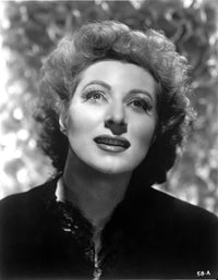 Greer Garson portrait photo print looking up, classic Hollywood art.