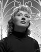 Greer Garson Portrait Photo Print on Dark Turtleneck