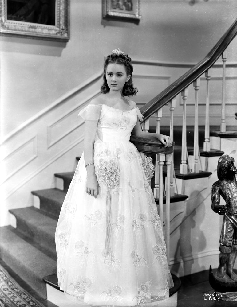 Elegant Ann Gillis standing portrait photo print