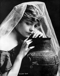 Lillian Gish Portrait Photo Print leaning on a vase