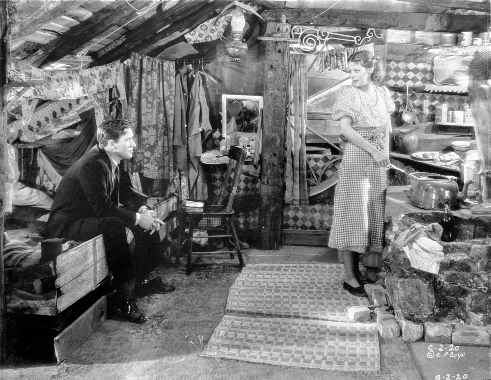 A Scene from Man's Castle Photo Print showcasing classic cinema.