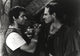 Charlton Heston photo print featuring a man holding a cup