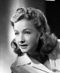 Bonita Granville Leaning Portrait Photo Print showcasing classic Hollywood elegance.