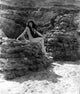 Gilda Gray Naked Sitting on Rocks Photo Print