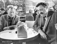 Requiem For A Heavyweight black and white photo print featuring two men looking down