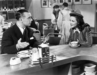 Kathryn Grayson café film still photo print showcasing classic cinema charm.