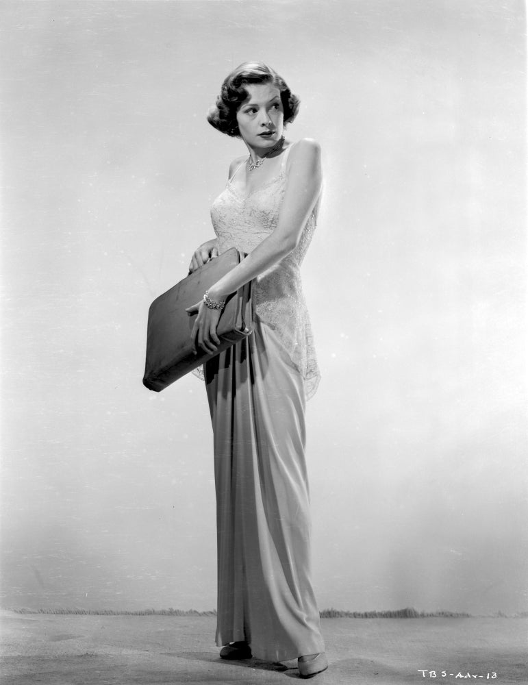 Jane Greer elegant portrait photo print showcasing vintage Hollywood charm