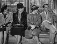 Film still from a Hitchcock movie, photo print