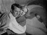 North By Northwest Couple Hugging Scene Black and White Photo Print