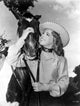 Anne Gwynne Portrait Taming a Horse Photo Print