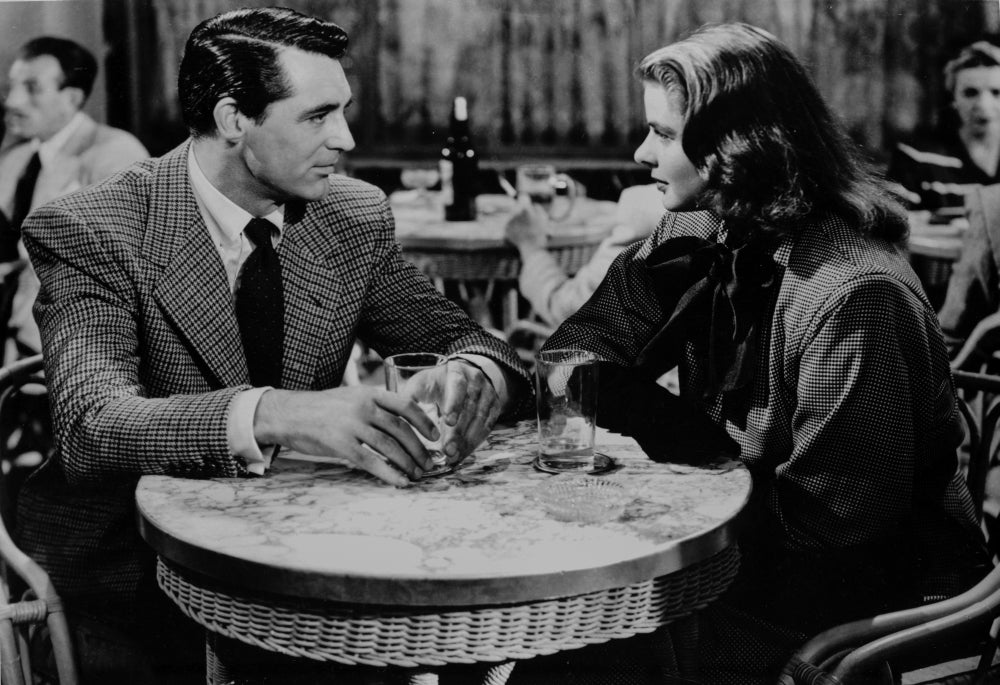 Notorious Couple Talking Scene Black and White Photo Print