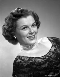 Barbara Hale Embroidered Top Portrait Photo Print