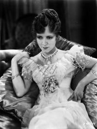Helen Hayes wearing an evening dress photo print