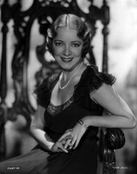 Portrait photo print of Helen Hayes, capturing her iconic presence.