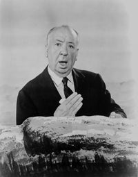 Alfred Hitchcock close up portrait photo print