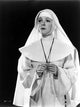 Photo print of Helen Hayes wearing a nun's habit.