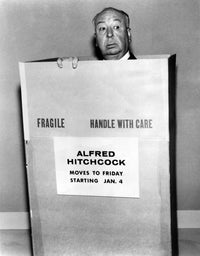 Alfred Hitchcock in a Box Photo Print