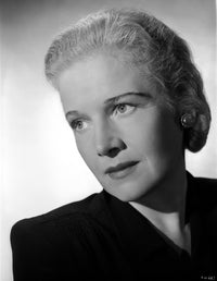 Ann Harding portrait photo print facing right in black blouse