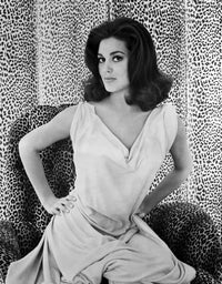 Linda Harrison Photo Print featuring leopard background